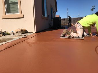 San Clemente contractors for colored concrete