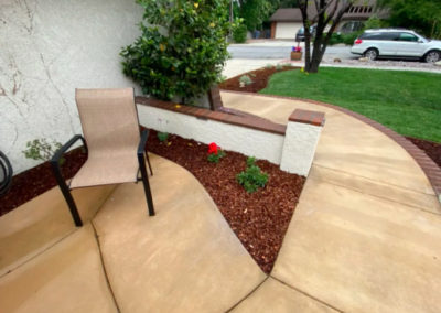 this image shows patios in San Clemente, California