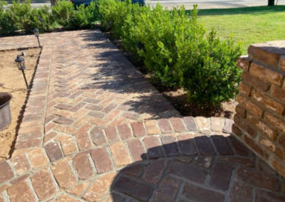 this image shows stone pavement in San Clemente, California